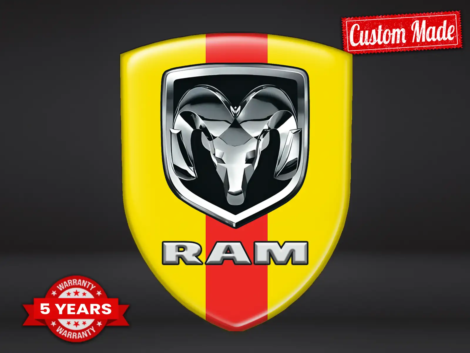 Dodge Logos Haut de Gamme Auto Design Max Stylé Résistant